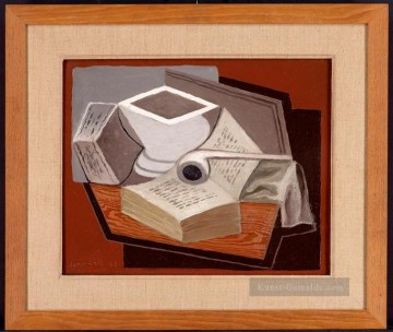 juan martin diaz Ölbilder verkaufen - das offene Buch 1925 Juan Gris
